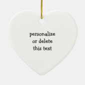 Loteerbare zwarte poele hond, optioneel gepersonal keramisch ornament (Achterkant)