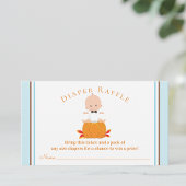 Lotekaartjes voor jongenspompoenluiers visitekaartje