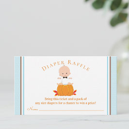 Lotekaartjes voor jongenspompoenluiers visitekaartje