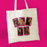 Loteria Mexicaanse Bordspel Bachelorette Tote Bag<br><div class="desc">Een schattige aangepaste loteria geïnspireerde canvas tas voor vrijgezellenfeesten en bruidsfeesten. Voeg je eigen foto's toe met de personalisatiefunctie. Bericht me om meer kaarten/voor aangepast aantal kaarten en speciale ontwerpverzoeken toe te voegen.</div>