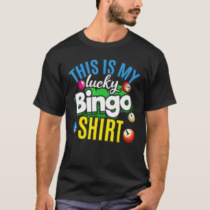 Loterij Bingo Speler Gokken Bingo T-shirt