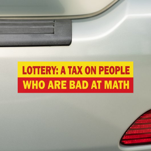 Loterij: Bumpersticker (Op auto)
