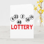 loterij design kaart (Gele Bloem)