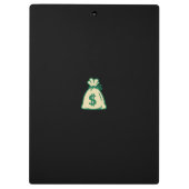 Loterij Scratch Ticket LOTTO Plezier Klembord (Achterkant)