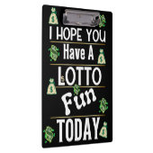 Loterij Scratch Ticket LOTTO Plezier Klembord (Rechts)