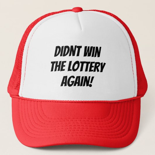 loterij trucker pet (Voorkant)