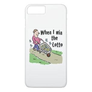 Loterij winnende ontwerp man met kruiwagen vol gel Case-Mate iPhone case