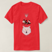 Loth cat Loth wolf runt Pick a path en al. T-shirt (Design voorkant)