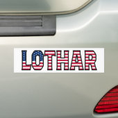 Lothar Name Vorname USA Aufkleber Sticker Auto (Op auto)