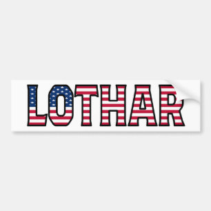 Lothar Name Vorname USA Aufkleber Sticker Auto