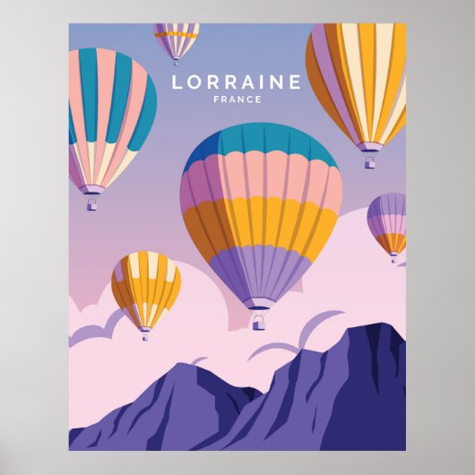 Lotharingen Frankrijk reizen Poster (Voorkant)