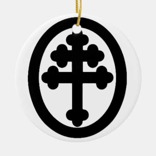 Lotharingen Keramisch Ornament (Voorkant)