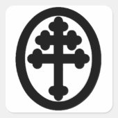 Lotharingen Vierkante Sticker (Voorkant)