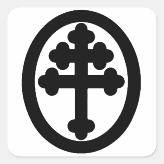 Lotharingen Vierkante Sticker (Voorkant)