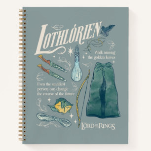 LOTHLORIEN™ Aquarel Collage Grafiek Notitieboek