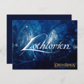 LOTHLORIEN™ Bladwijzer voor gepersonaliseerde naam Briefkaart (Voorkant / Achterkant)
