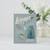LOTHLORIEN™ Watercolor Collage Grafisch Briefkaart (Staand voorkant)