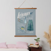 LOTHLORIEN™ Watercolor Collage Graphic Hangend Wandkleed (Slaapkamer)