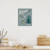 LOTHLORIEN™ Watercolor Collage Graphic Poster (Keuken)