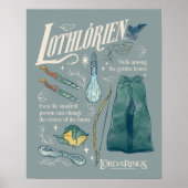 LOTHLORIEN™ Watercolor Collage Graphic Poster (Voorkant)