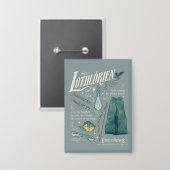 LOTHLORIEN™ Waterverf Collage Grafiek Button (Voorkant / Achterkant)