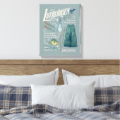 LOTHLORIEN™ Waterverf Collage Grafiek Canvas Afdruk (Insitu (Slaapkamer))