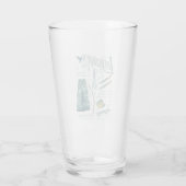 LOTHLORIEN™ Waterverf Collage Grafiek Glas (Achterkant)