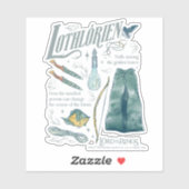 LOTHLORIEN™ Waterverf Collage Grafiek Sticker (Vel)
