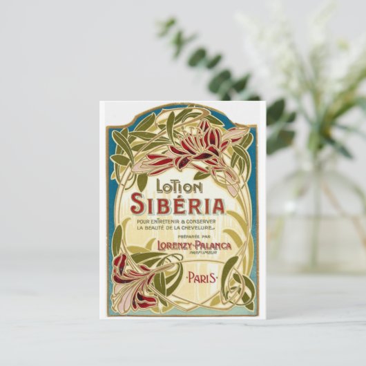 Lotion Siberia Postcard Briefkaart (Staand voorkant)