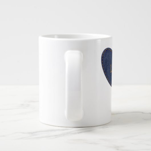 LOTO Jean Heart Patch Grote Koffiekop (Achterkant)