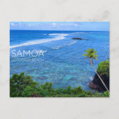 Lotofaga Beach, Samoa Briefkaart (Voorkant)