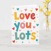 Lots Love Kaart (Gele Bloem)