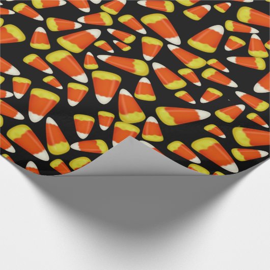 Lots of Halloween Candy Corn Cadeaupapier (Hoek)