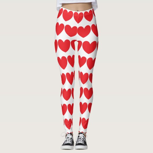 Lots of Hearts Valentine's Day Leggings (Voorkant)