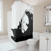 Lot's vrouw douchegordijn (In situ)