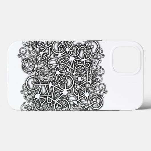 Lotsa Bikes Aanpasbare iPhone Case (Achterkant (horizontaal))