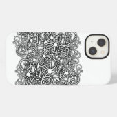 Lotsa Bikes Aanpasbare iPhone Case Hoesje (Achterkant horizontaal)