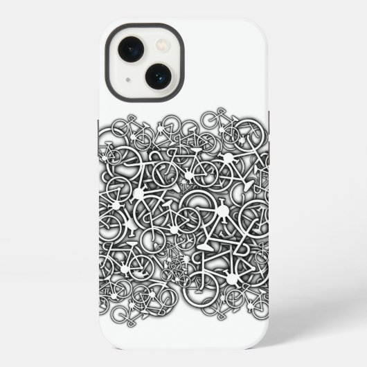 Lotsa Bikes Aanpasbare iPhone Case Hoesje (Achterkant)