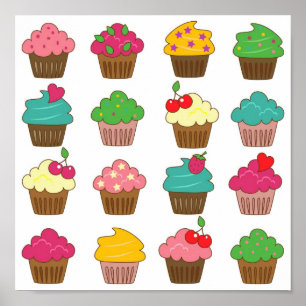 Lotsa Cupcakes Poster