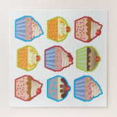 Lotsa Cupcakes T-shirt Legpuzzel (Horizontaal)