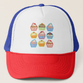 Lotsa Cupcakes T-shirt Trucker Pet (Voorkant)