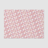 Lotsa Kusjes in Roos Golds Tissuepapier (Voorkant)