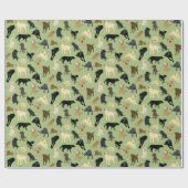 Lotsa Labs op de groene rol van sage Cadeaupapier (Vlak)