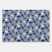 Lotsa Labs - rood, tint, denim blauw Inpakpapier Vel (Voorkant 2)