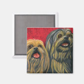 Lotsa Lhasa Love Magneet (Voorkant / Achterkant)