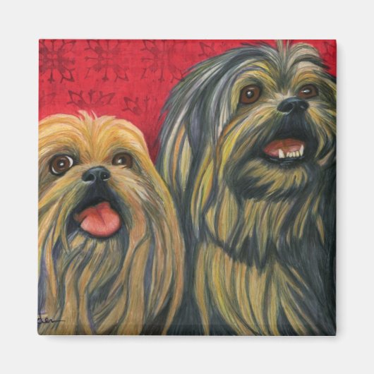 Lotsa Lhasa Love Magneet (Voorkant)