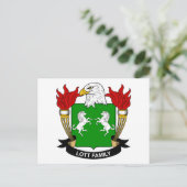 Lott Family Crest Briefkaart (Staand voorkant)