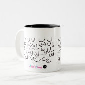 Lotta Foobs Two-Tone Coffee Mok (Voorkant links)