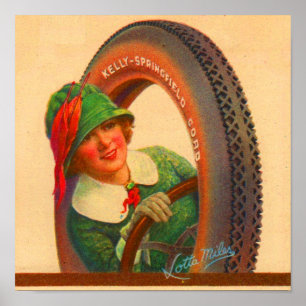 Lotta Miles no. 1- 1920s Kelly-Springfields band m Poster