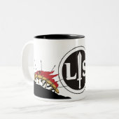 Lotta Studentesca Tweekleurige Koffiemok (Voorkant links)